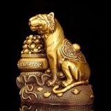 Hổ đồng trang trí phòng khách BK-ME005100VN-3939 Chất liệu đồng thau