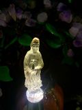 Mẹ quan âm thạch anh vàng khói Kt:9x2,5cm