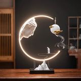 Lư hương đèn vòng Phật Như Lai BK-CE003100VN-4005 Chất liệu gốm sứ