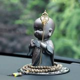 Tượng đường tăng Chất liệu gốm sứ Sử dụng trang trí xe hơi, bàn làm việc Kt 7*12