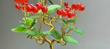 Cây cảnh đá tài lộc trang trí nghệ thuật Chất liệu ngọc Carnelian