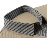 ÁO LEN CỔ SƠ MI THỜI TRANG DOANH NHÂN CAO CẤP Vải cơ thể: 100% sợi polyester Cổ áo sơ mi: 45,4% polyester