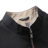 ÁO KHOÁC CÔNG SỞ CỔ ĐỨNG Chất liệu: Vải: 100% sợi polyester (trừ chất liệu không xơ)