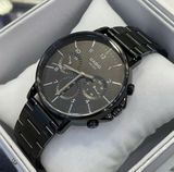 Đồng hồ casio nam sang trọng Chất liệu thép không gỉ + Gương kính cường lực khoáng