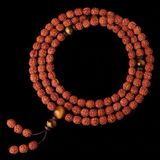 CHUỖI TRÀNG HẠT RUDRAKSHA CAO CẤP Chất liệu: Rudraksha, mắt hổ vàng