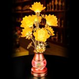 Đèn hoa sen nhiều màu sắc Chất liệu đèn led công suất thấp + hợp kim + thuỷ tinh