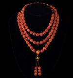 CHUỖI TRÀNG HẠT RUDRAKSHA CAO CẤP Chất liệu: Rudraksha, mắt hổ vàng