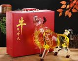 CHAI RƯỢU BÒ TÓT TRANG TRÍ CAO CẤP BK-HE001900VN-3888 Chất liệu: Thủy tinh borosilicate cao