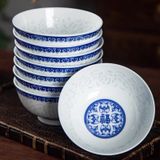 BỘ BÁT CƠM GỐM SỨ TRẮNG XANH CAO CẤP Chất liệu sản phẩm Đất sét trắng cao cấp