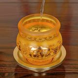 Chén Nước Thánh Pha Lê Tam Muội Hương - Tôn Nghiêm Không Gian Thờ Cúng