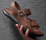 DÉP SANDALS NAM ĐẾ MỀM CAO CẤP CHẤT LIỆU: Vải: Da tổng hợp