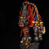 dụng cụ nghi lễ chày Vajra bằng sắt BKMEVN-9025