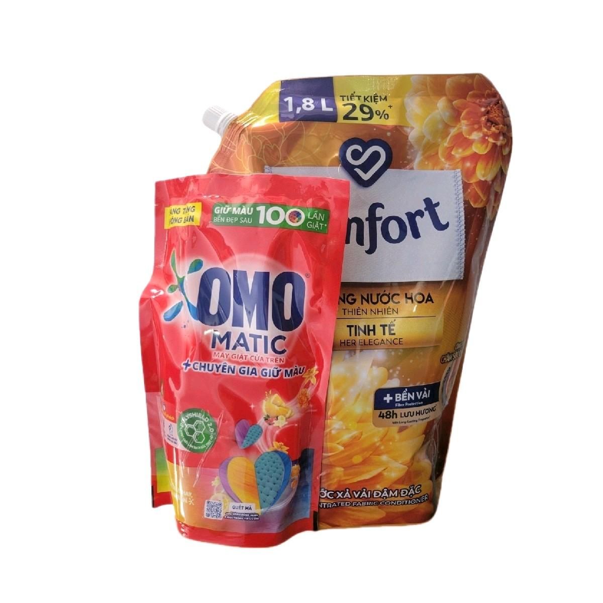 Nước xả vải Comfort 1.8L chăm sóc chuyên sâu