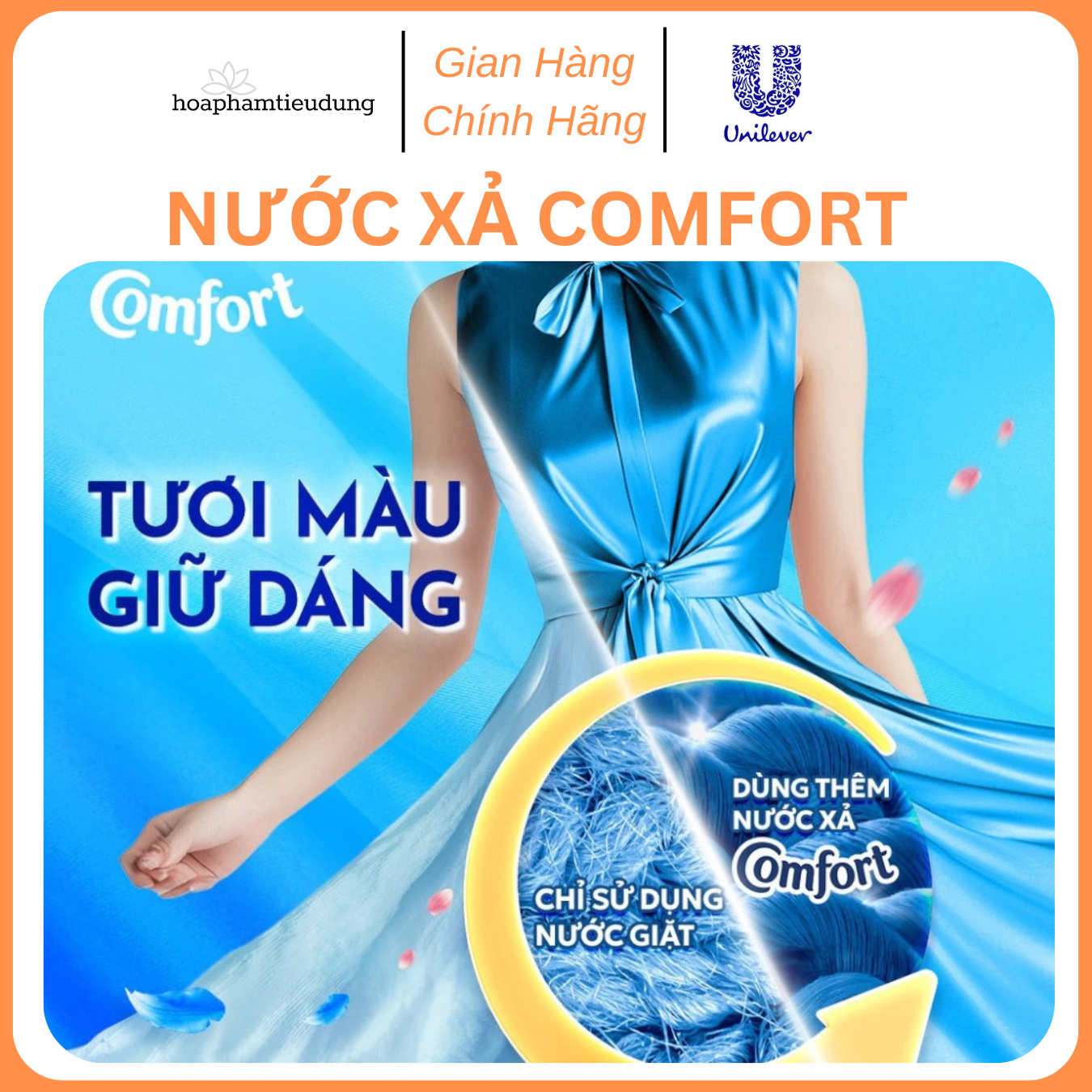 NƯỚC XẢ VẢI COMFORT HƯƠNG NƯỚC HOA LƯU HƯƠNG 100 GIỜ 3.1 - 3.7L