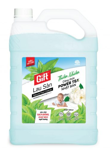 Nước Lau Sàn Khử Mùi Thiên Nhiên GIFT 3.8L