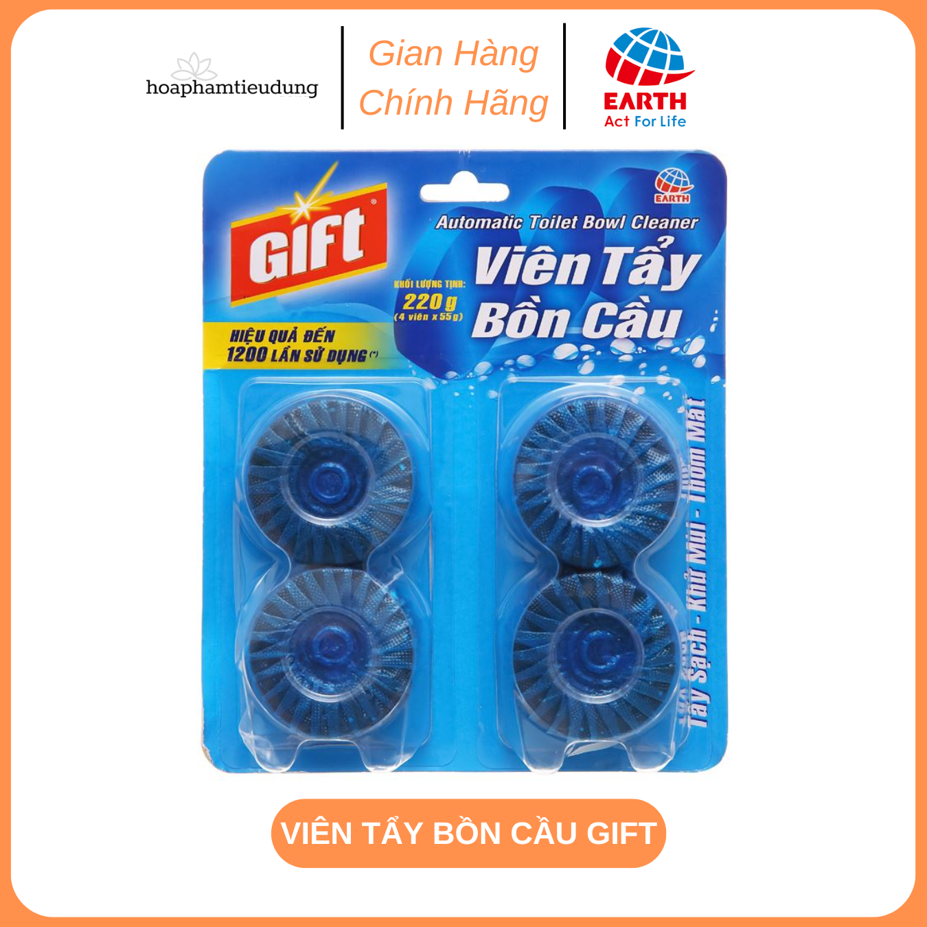Viên Thả Bồn Cầu Gift (4 viên × 55g)