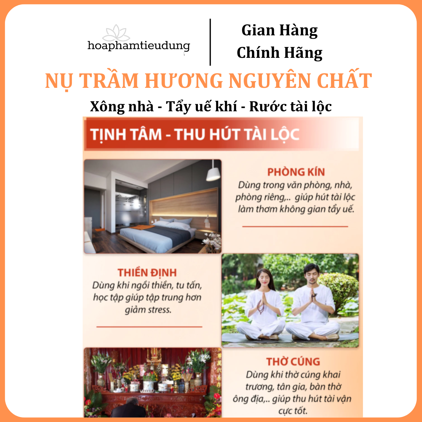 Nụ Trầm Hương hoa sen Nguyên Chất Xông Nhà, Tẩy Uế Khí, Rước Tài Lộc Thơm Dịu Nhẹ, Không Khét Mùi Tinh Dầu Hóa Học