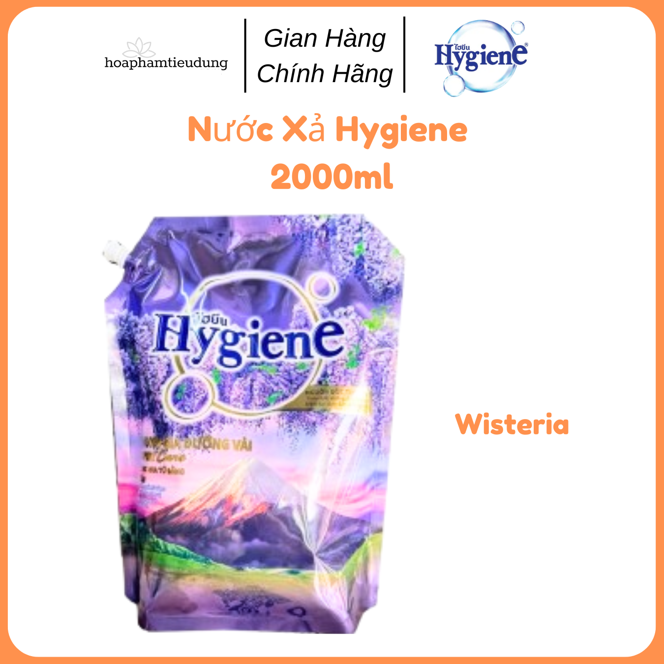 Nước Xả Vải Hygiene Đậm Đặc 2-2.2L Thái Lan
