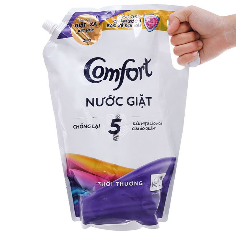Nước Giặt Dưỡng Vải Comfort Đa Chức Năng Hương Thời Thượng Túi 3.1 kg