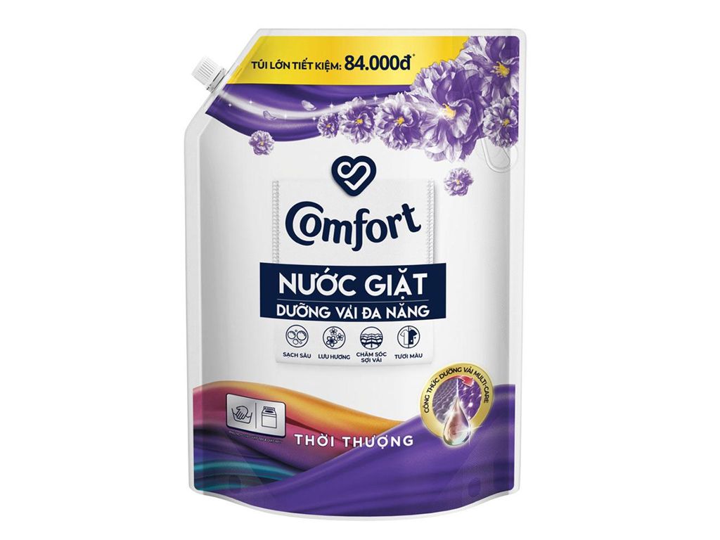 Nước Giặt Dưỡng Vải Comfort Đa Chức Năng Hương Thời Thượng Túi 3.1 kg