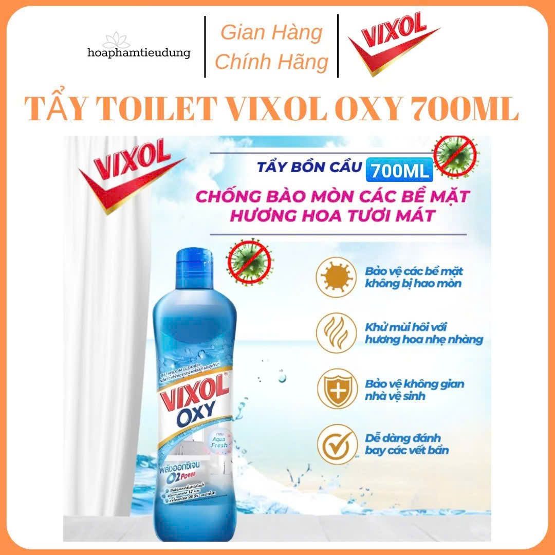 Nước Tẩy Rửa Nhà Tắm Và Bồn Cầu Vixol Oxy Thái Lan 700ml