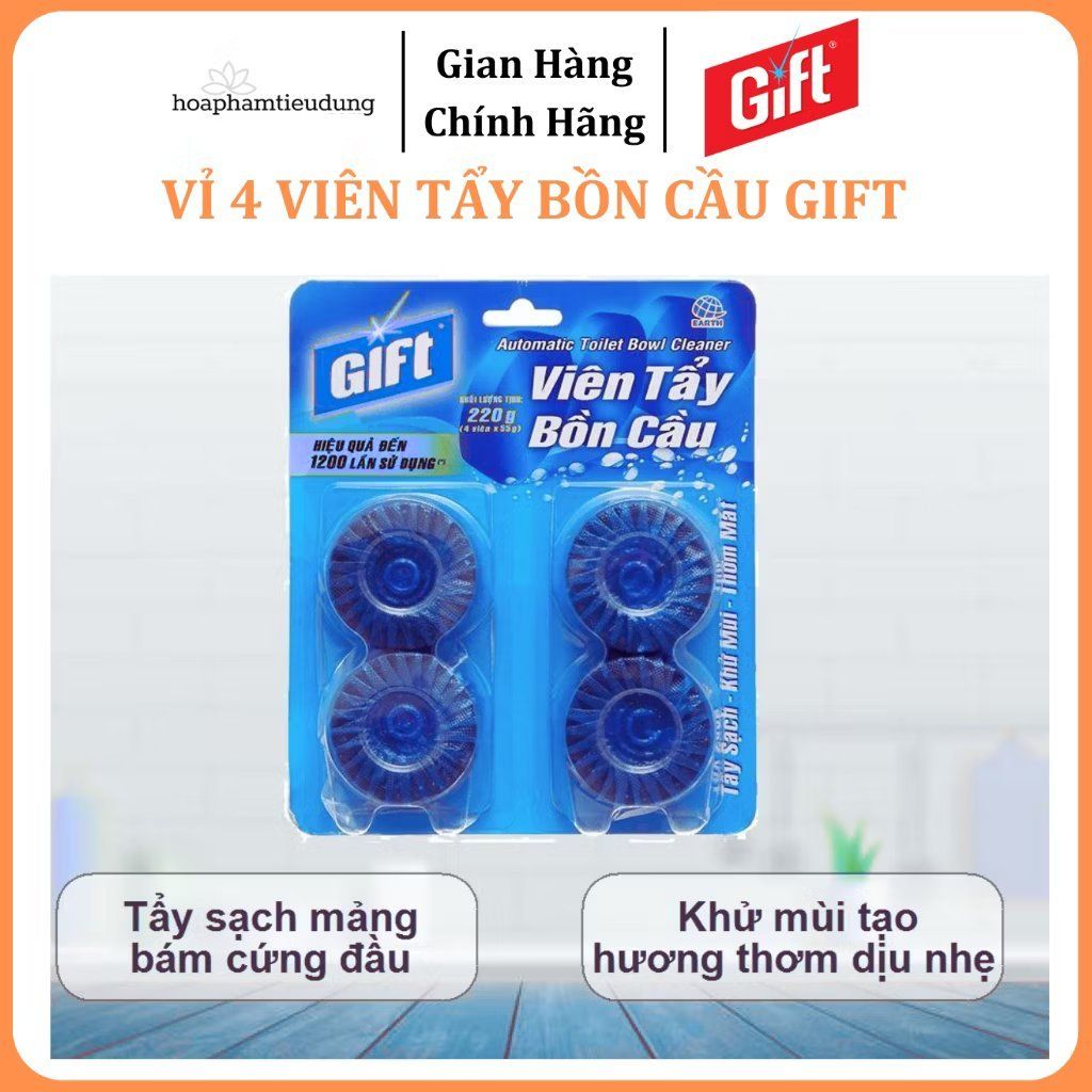 Viên Thả Bồn Cầu Gift (4 viên × 55g)
