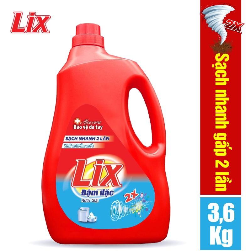 Nước giặt LIX hương nước hoa 3.6kg