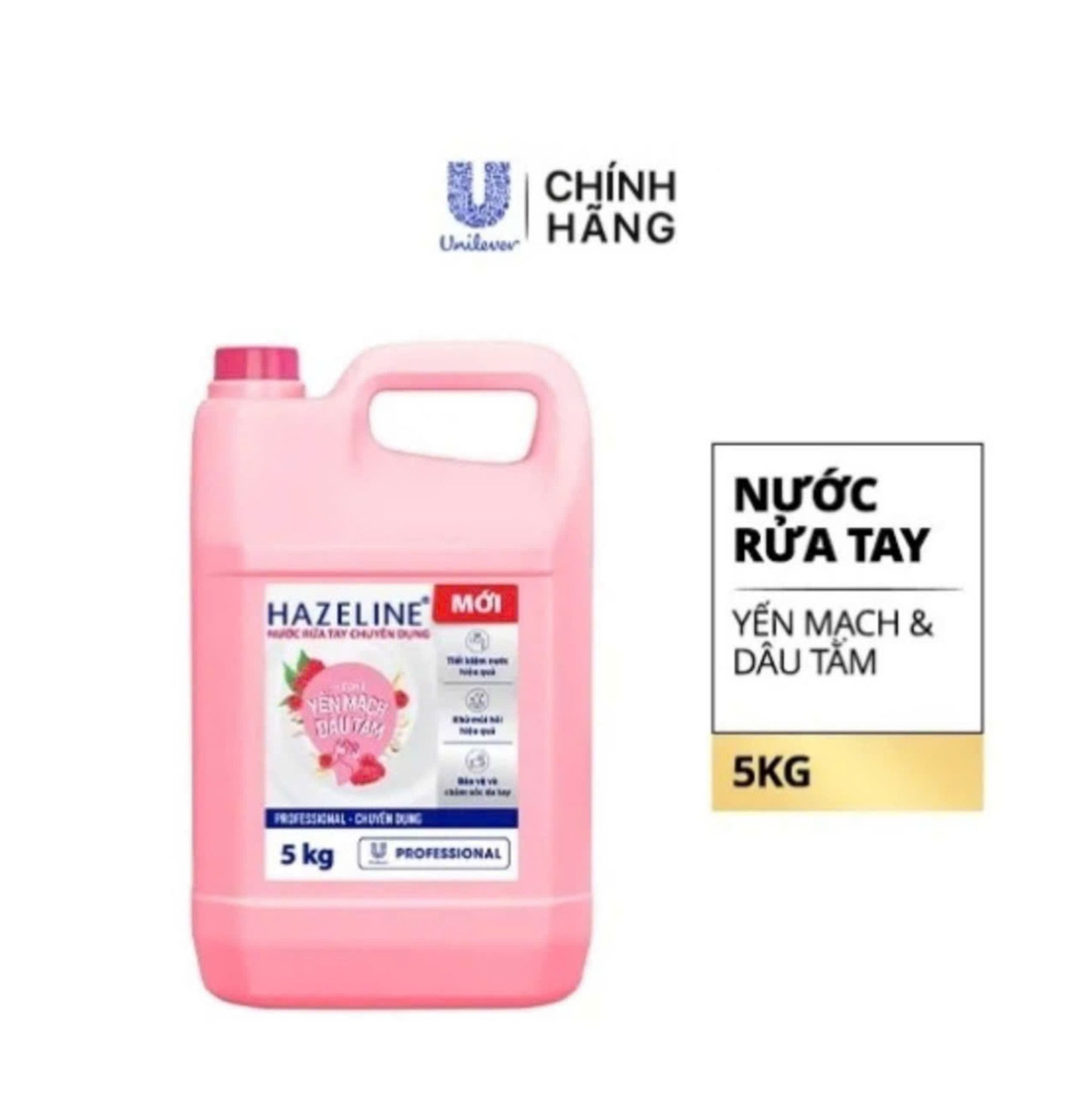 Nước rửa tay Hazeline yến mạch dâu tằm 5KG