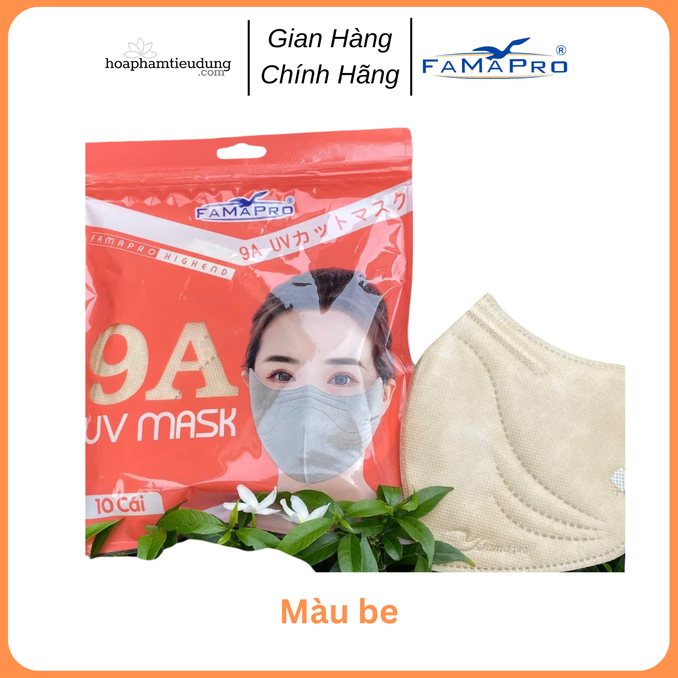Khẩu trang UV Mask 9A Famapro Nam Anh chính hãng che toàn mặt đủ màu