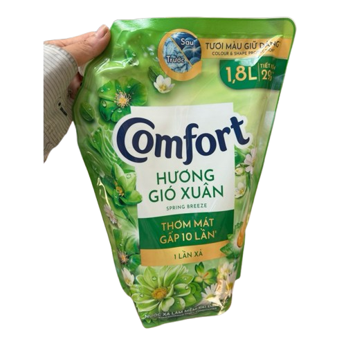 Nước xả vải Comfort 1.8L chăm sóc chuyên sâu