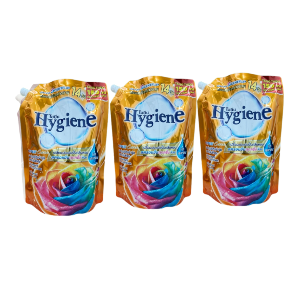(Combo 3 Túi) Nước Xả huyền thoại Hygiene mềm vải, lưu hương nước hoa dài lâu 1.3L