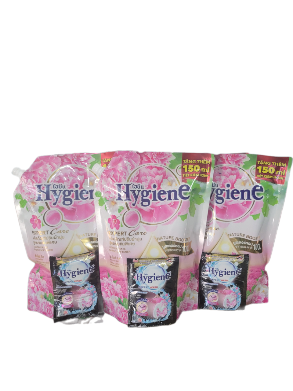 (Combo 3 Túi) Nước Xả huyền thoại Hygiene mềm vải, lưu hương nước hoa dài lâu 1.3L