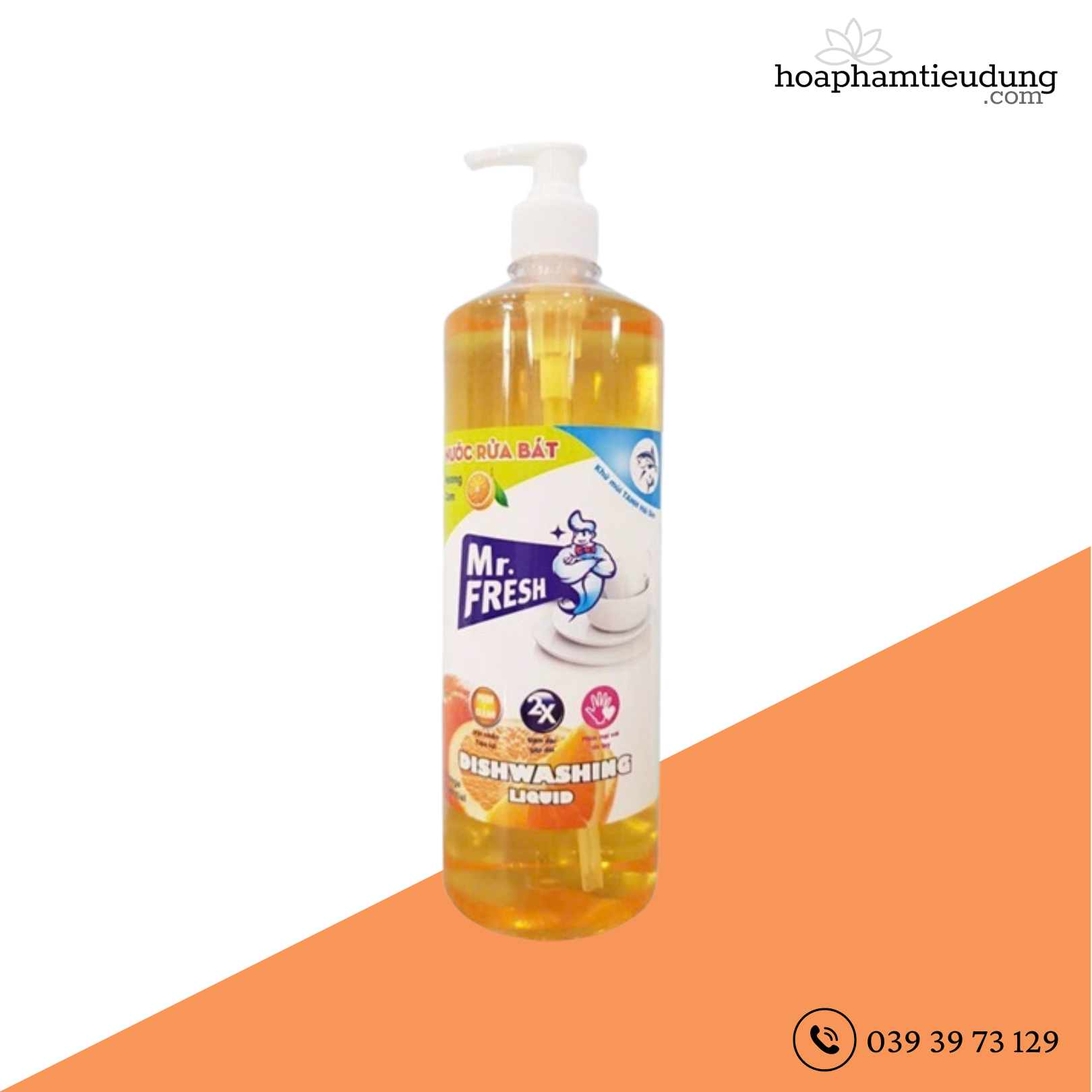 Nước rửa chén Mr Fresh 800ml