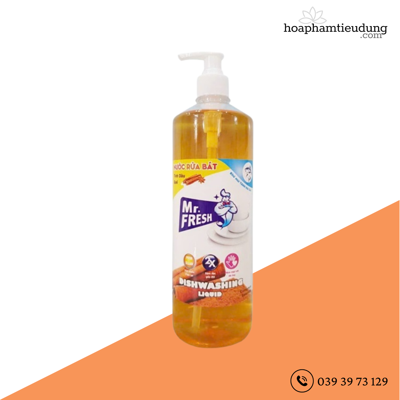 Nước rửa chén Mr Fresh 800ml