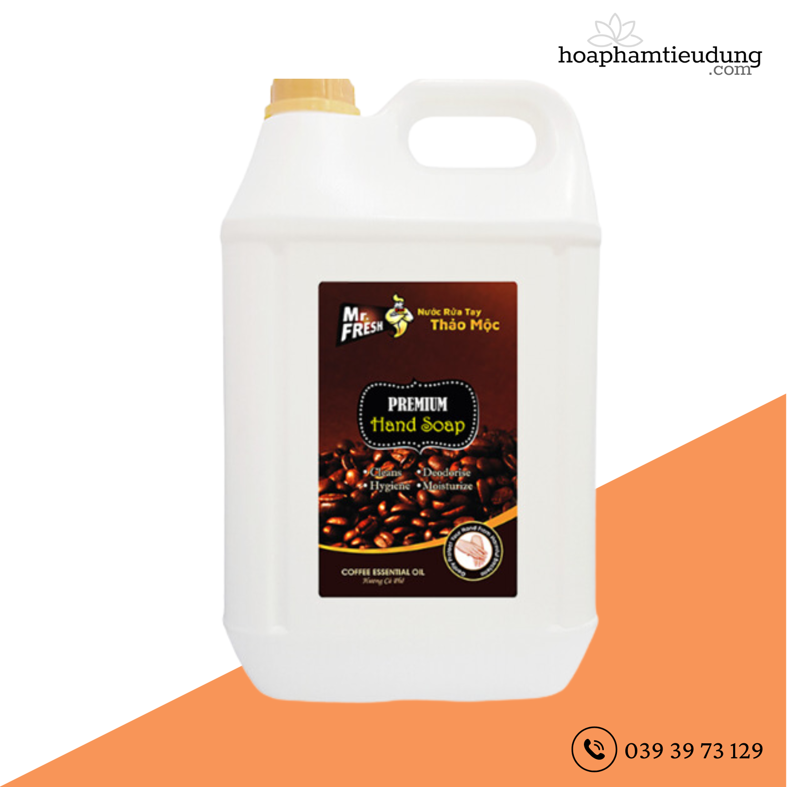 Nước rửa tay thảo mộc Mr.Fresh 10L