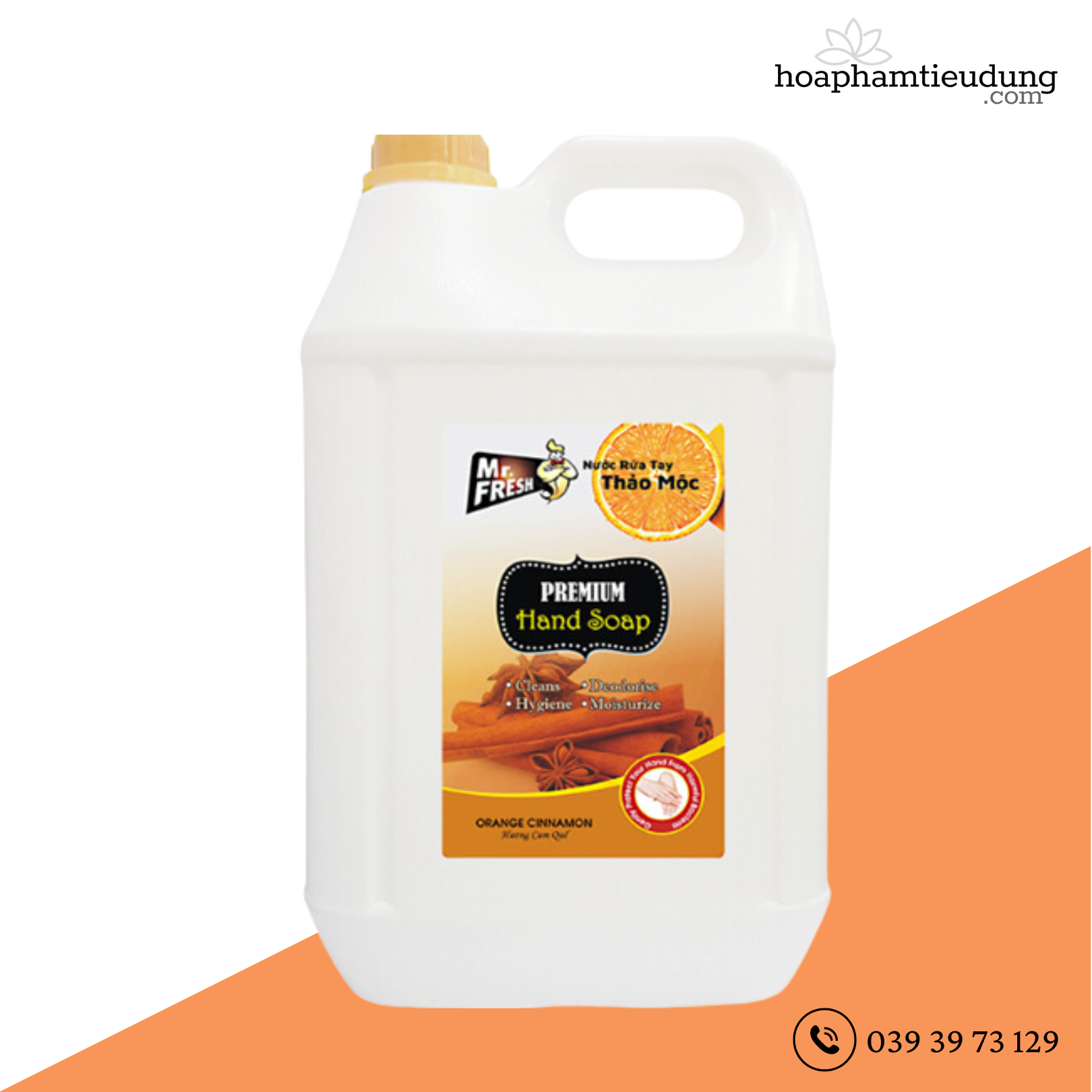Nước rửa tay thảo mộc Mr.Fresh 10L