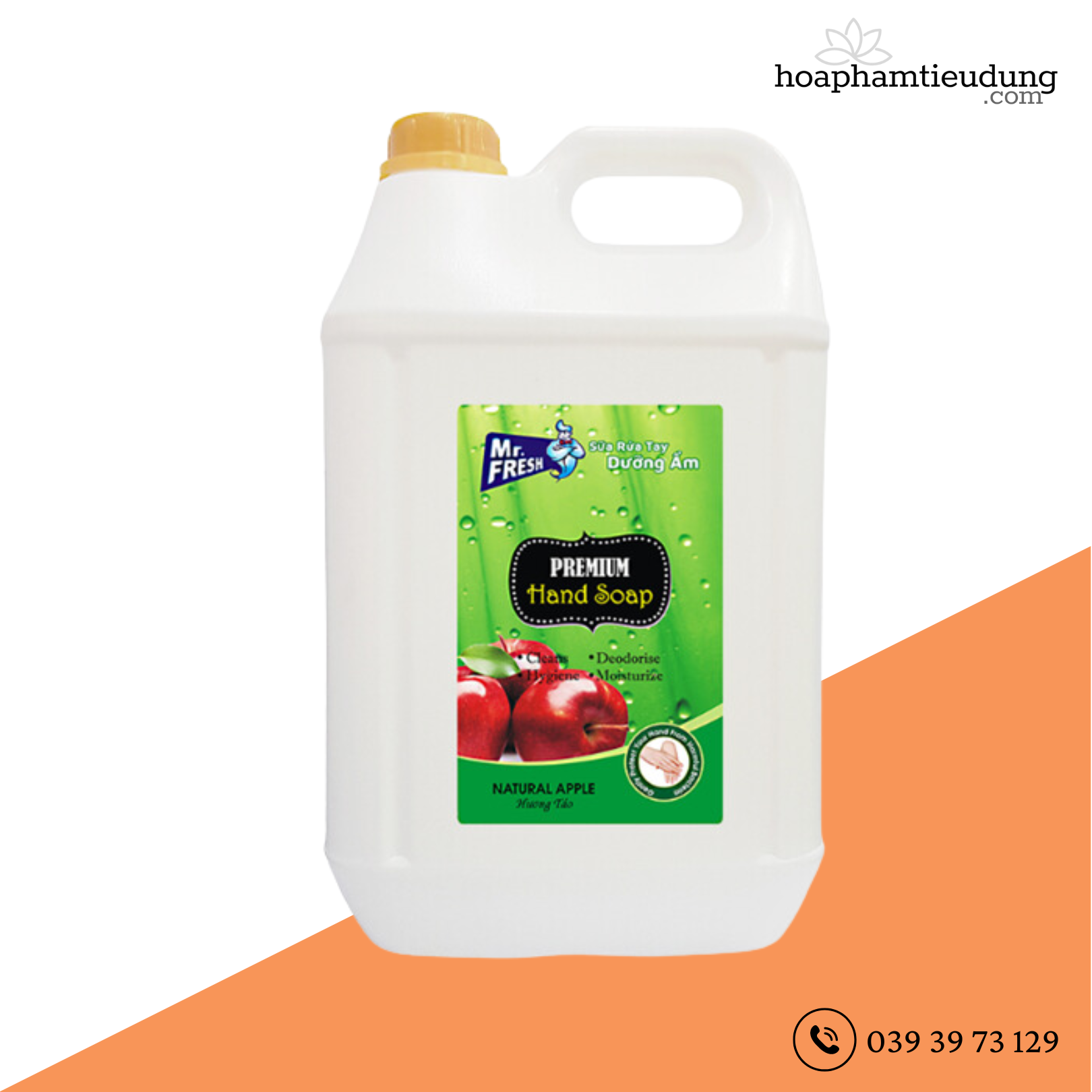 Nước rửa tay thảo mộc Mr.Fresh 10L