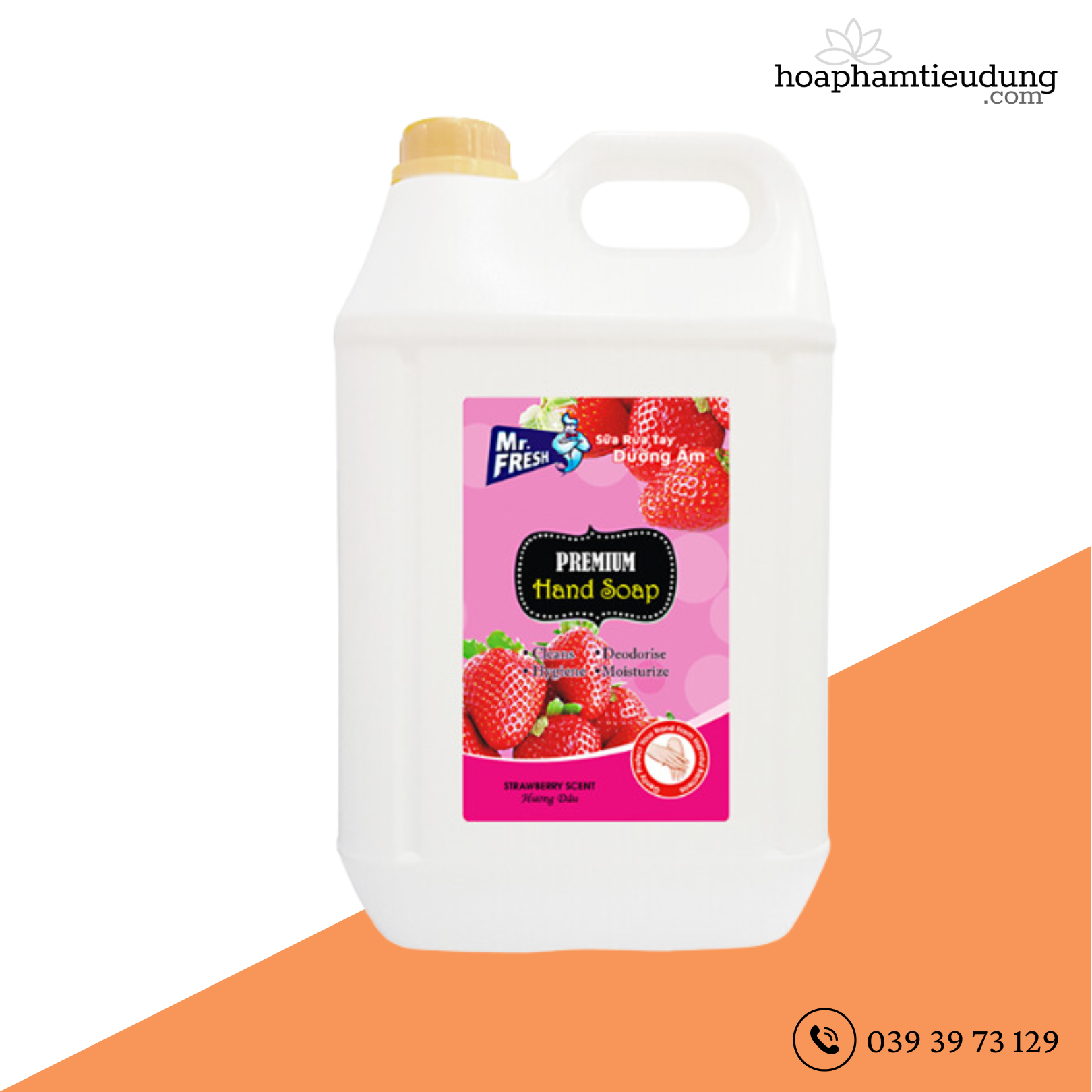 Nước rửa tay thảo mộc Mr.Fresh 10L