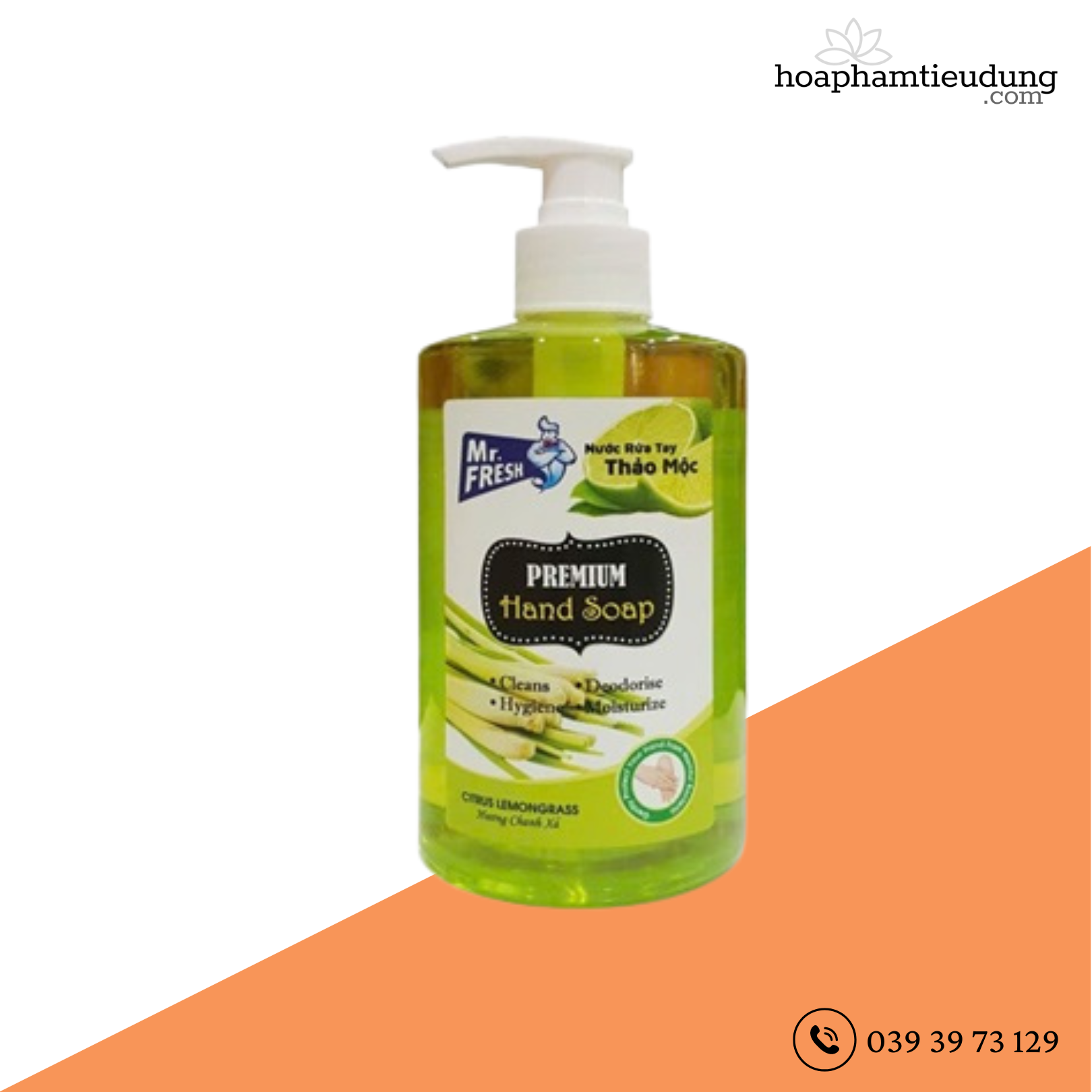 Nước rửa tay thảo mộc Mr.Fresh 500ml