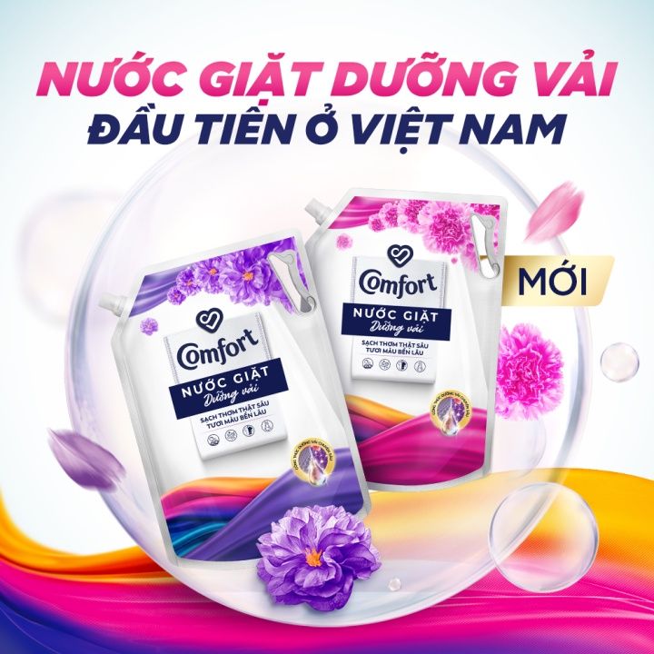 Nước Giặt Dưỡng Vải Comfort Đa Chức Năng Hương Thời Thượng Túi 3.1 kg
