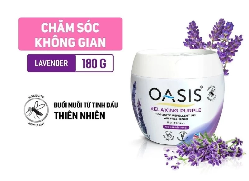Sáp Thơm Đuổi Muỗi Oasis 180g