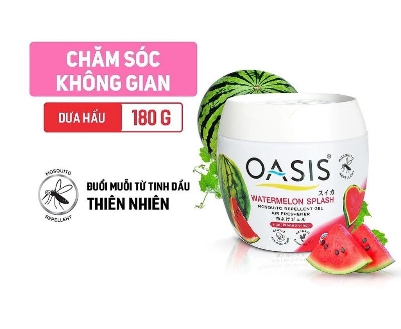 Sáp Thơm Đuổi Muỗi Oasis 180g