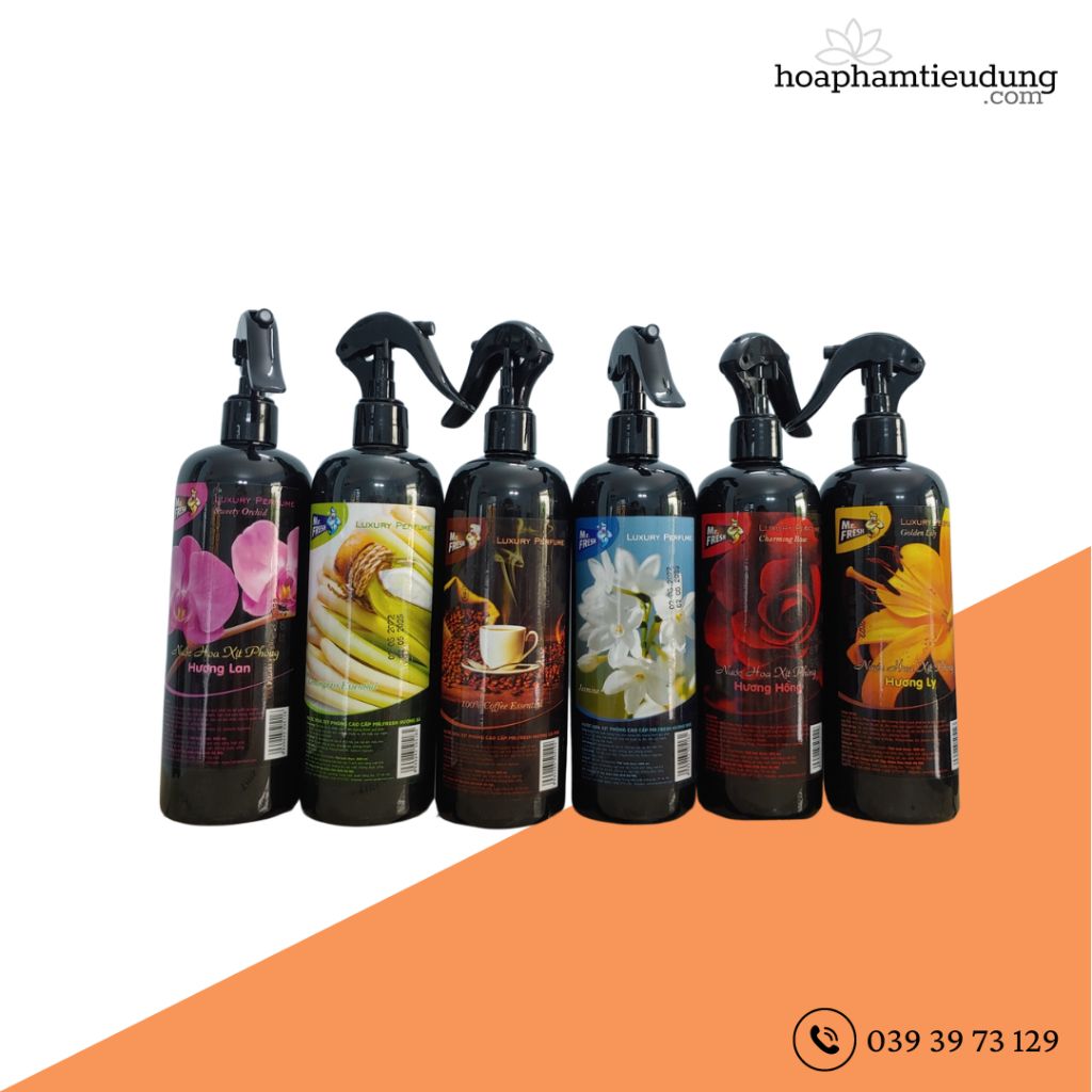 Xịt phòng nước hoa cao cấp Mr.Fresh 500ml đủ mùi