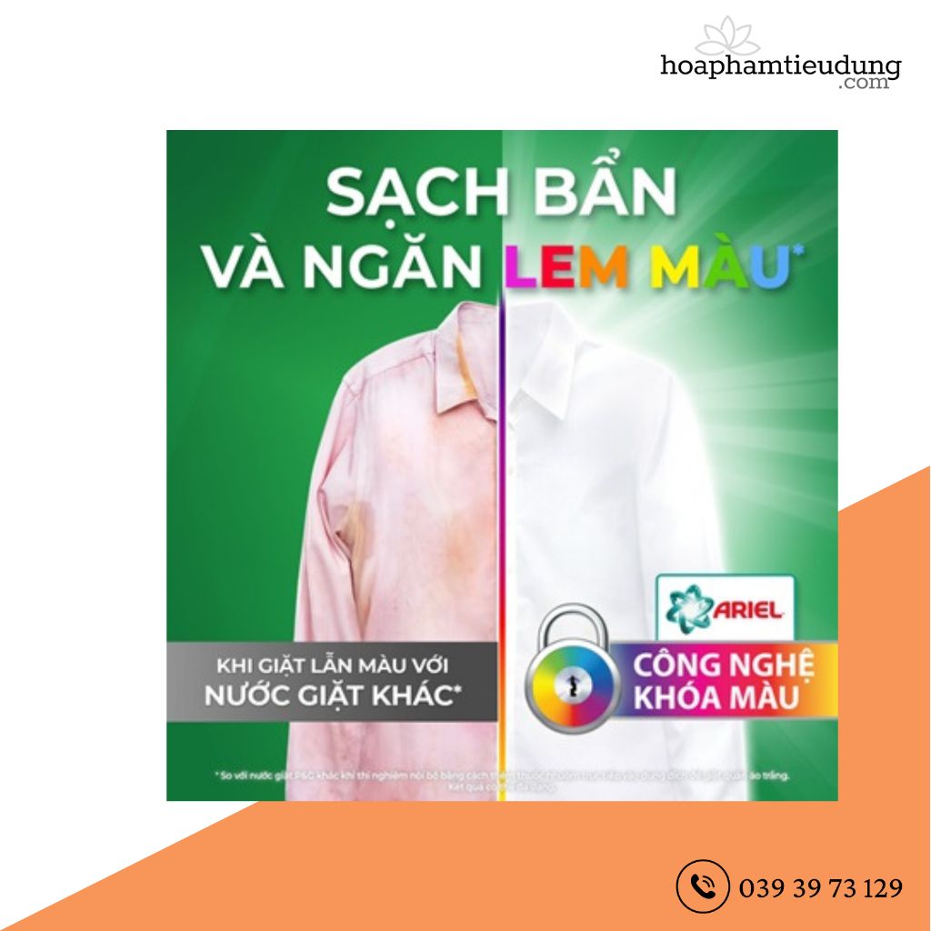 Nước giặt Ariel 3.2KG sạch khuẩn (Máy giặt cửa trước)