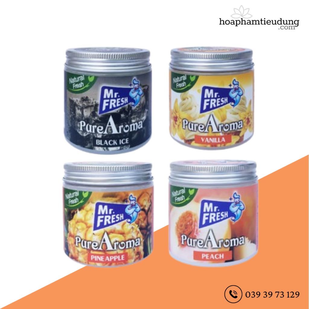 Sáp thơm phòng khử mùi Pure Aroma Mr. Fresh 230g
