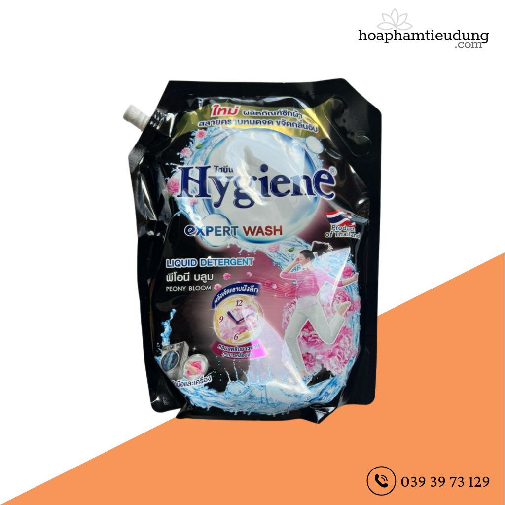 Nước giặt Hygiene Expert Wash Peony Bloom Thái Lan túi 1.8L