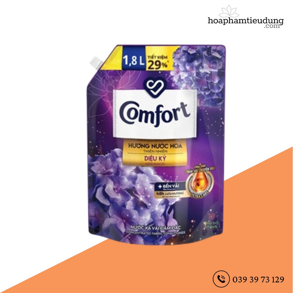 Nước xả vải Comfort 1.8L chăm sóc chuyên sâu