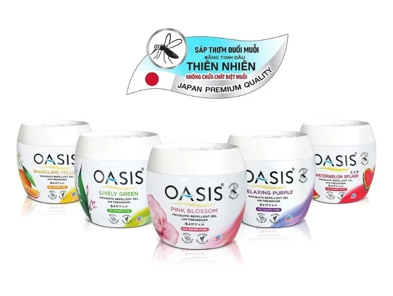 Sáp Thơm Đuổi Muỗi Oasis 180g