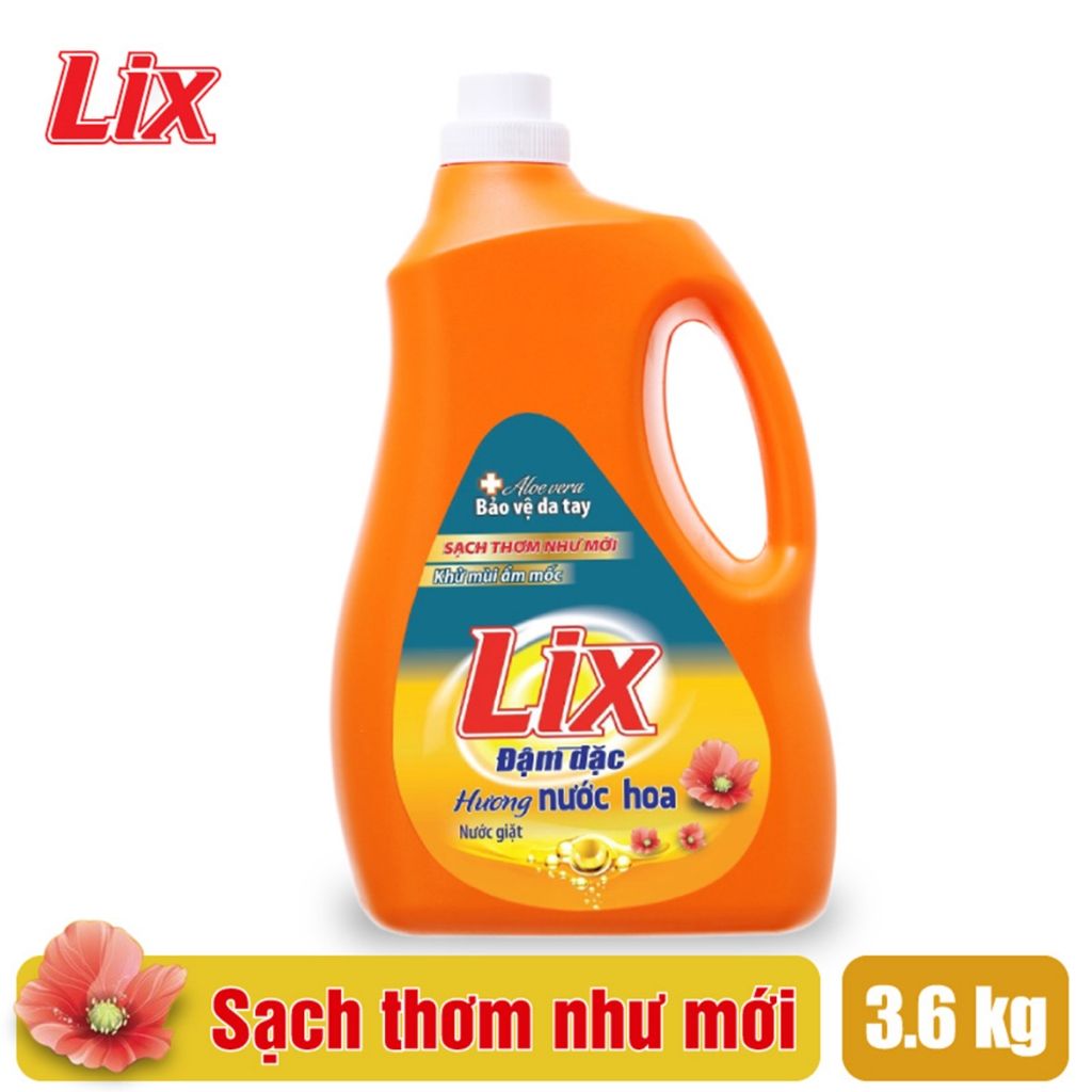 Nước giặt LIX hương nước hoa 3.6kg