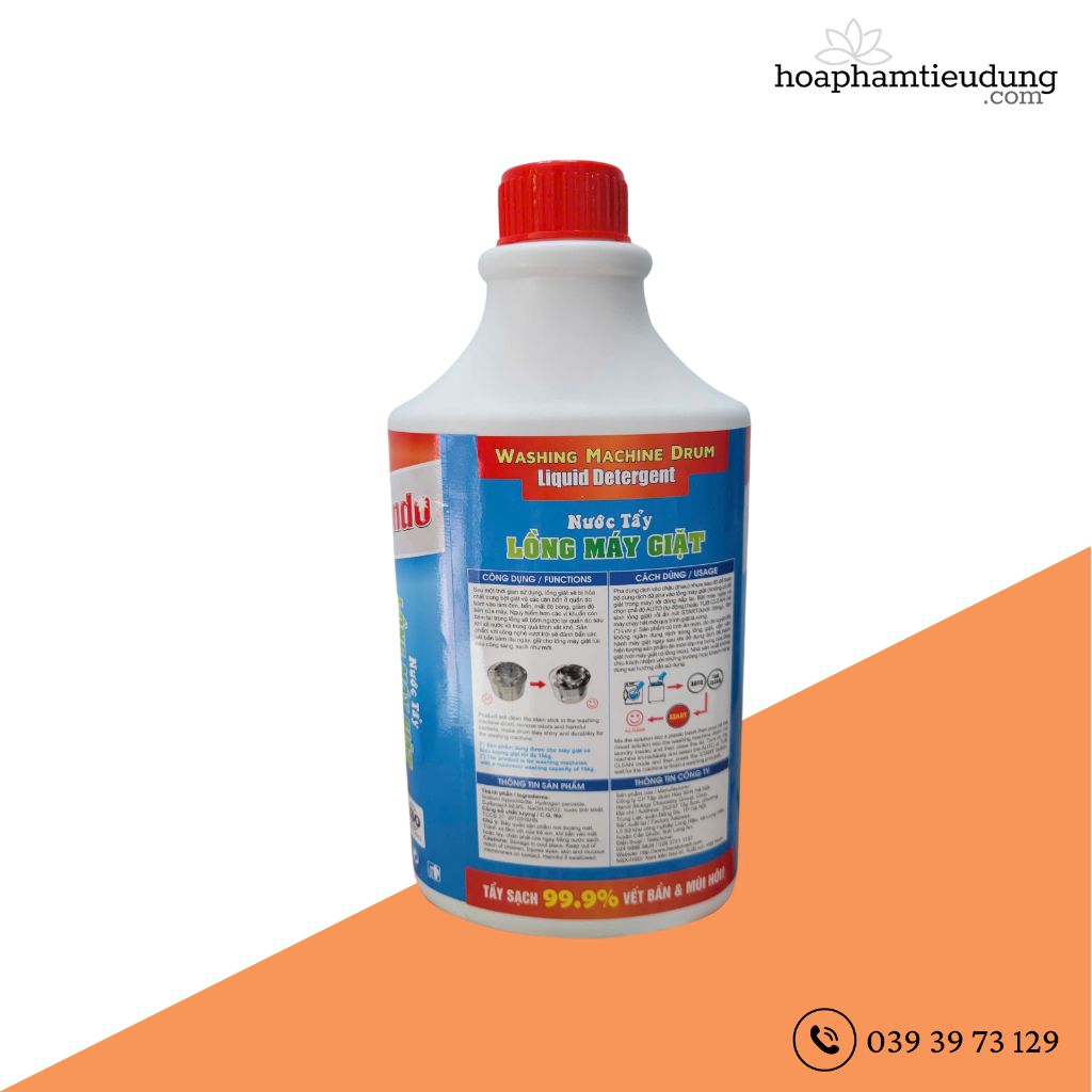 Nước tẩy Lồng máy giặt Hando 800ml